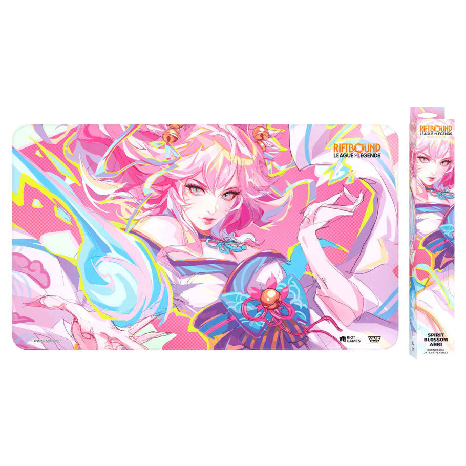 Riftbound Spirit Blossom Ahri プレイマット Riftbound: Spiritforged Playmat - Spirit Blossom Ahri – Good Luck