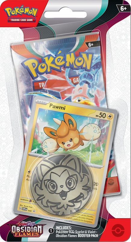 Pokemon TCG: Scarlet & Violet - Obsidian Flames Checklane Booster Blis Good Luck Have Fun Games Pokemon TCG: Scarlet & Violet - Obsidian Flames Checklane Booster Blis Good Luck Have Fun Games