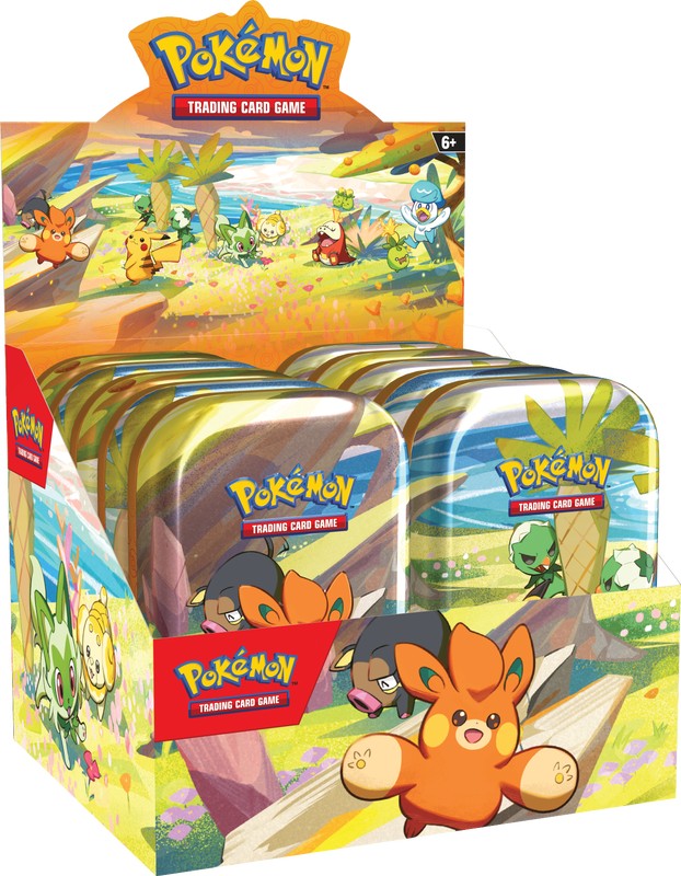 Pokemon TCG - Paldea Friends Mini Tin (RANDOM) Good Luck Have Fun Games Pokemon TCG - Paldea Friends Mini Tin (RANDOM) Good Luck Have Fun Games