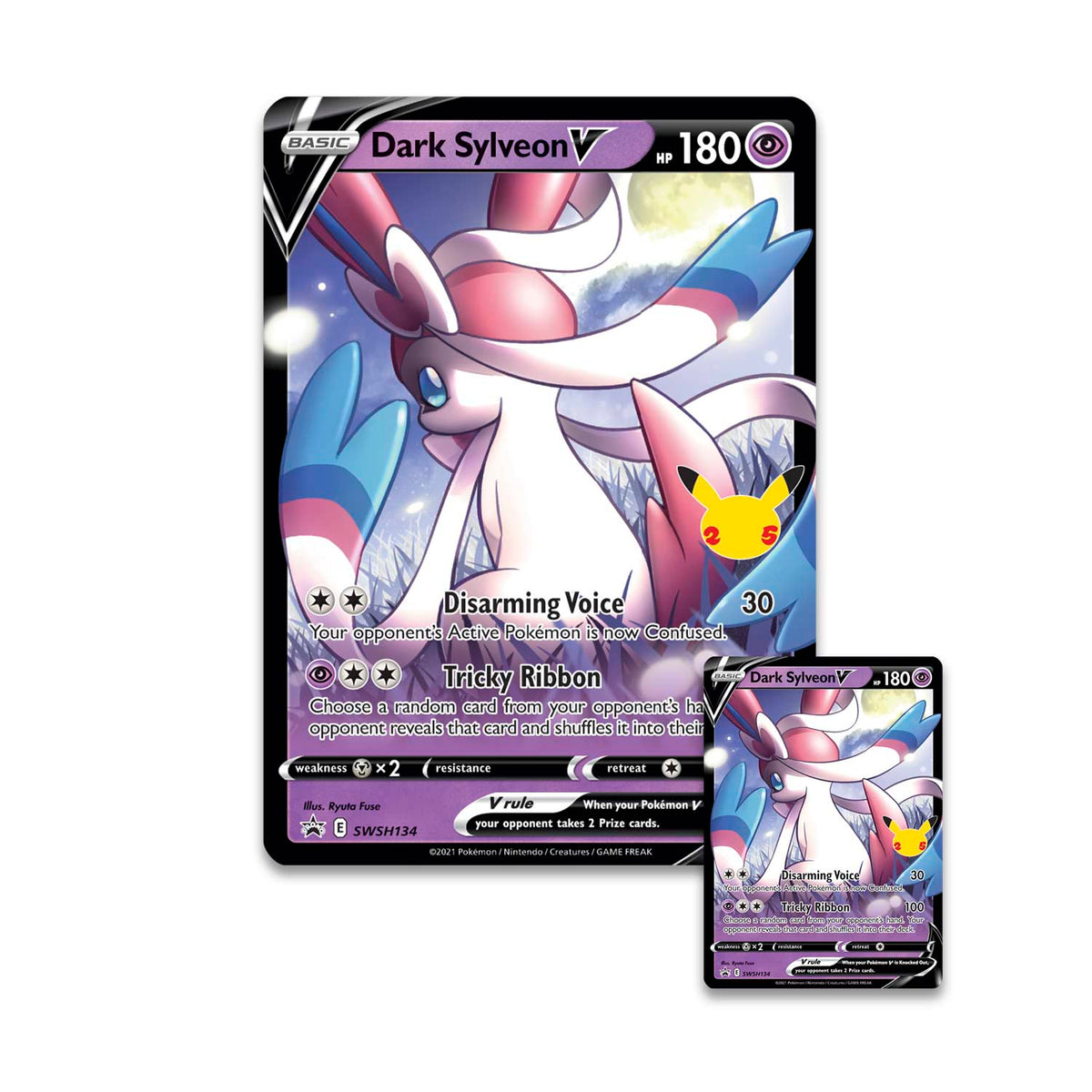 Celebrations V Collection Box Set: Lance's Charizard V \u0026 Dark Sylveon –  Good Luck Have Fun Games, image size:1200x1200