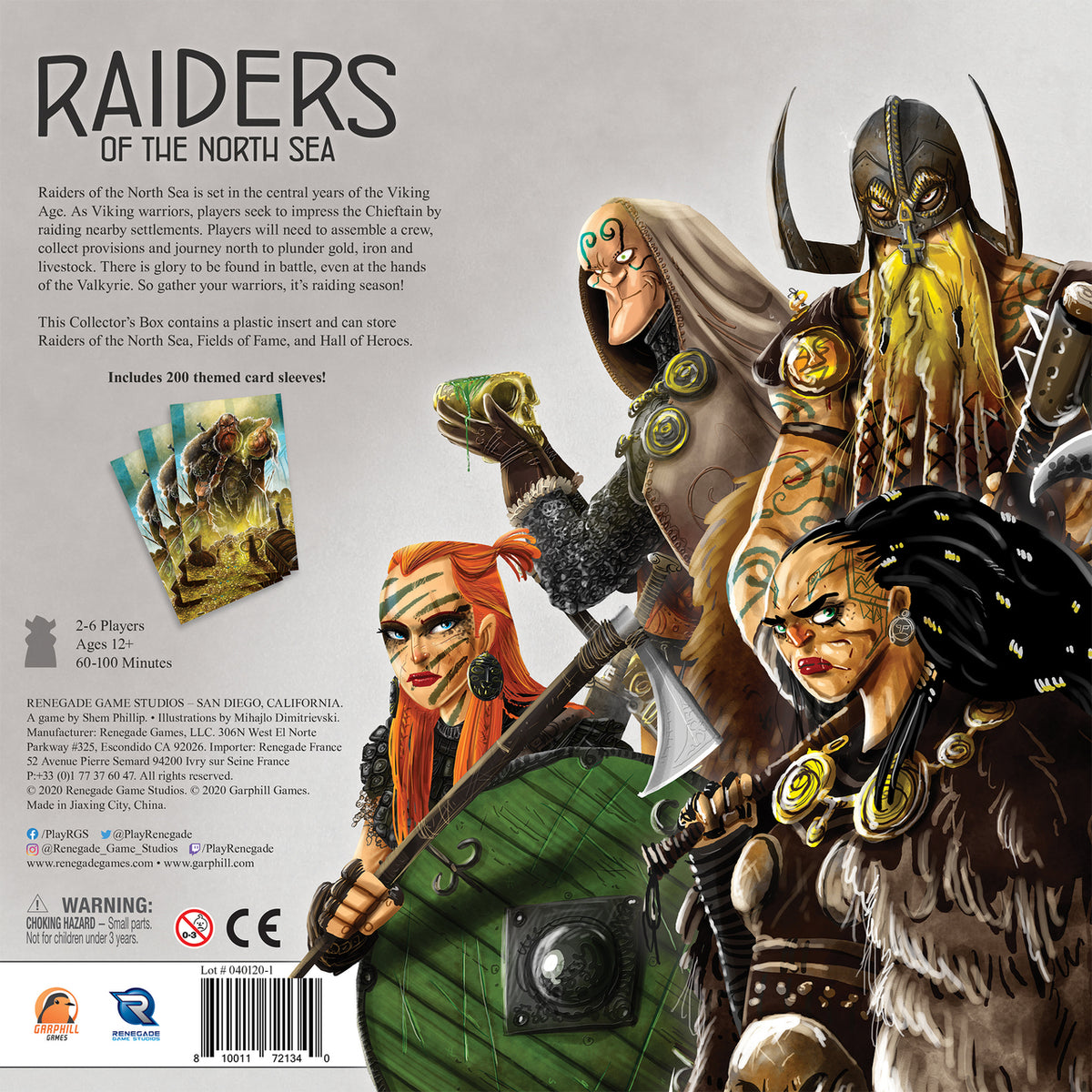 raiders of the north sea card sleeves Raiders of the North Sea: Collector's Box – Good Luck Have Fun Games