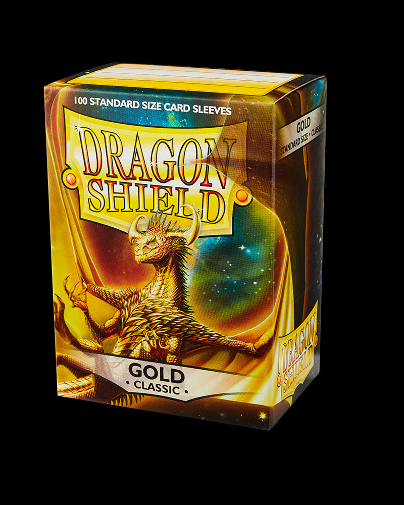 Gold - Matte Sleeves - Standard Size - Dragon Shield