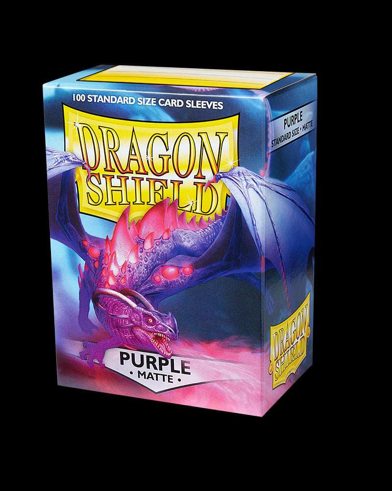 Dragon Shield Matte 100 Sleeves Purple Magic Pokemon