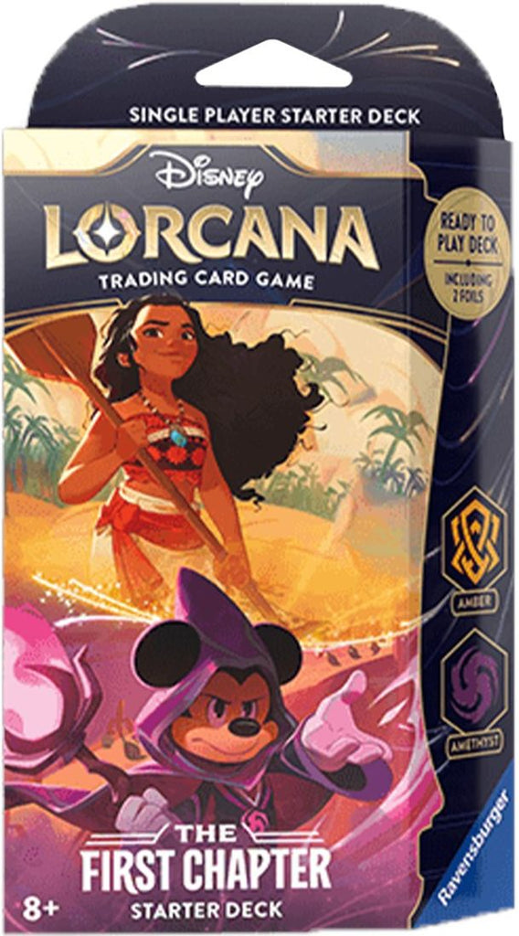 Disney Lorcana TCG: The First Chapter Starter Deck - Amber & Amethyst Good Luck Have Fun Games Disney Lorcana TCG: The First Chapter Starter Deck - Amber & Amethyst Good Luck Have Fun Games