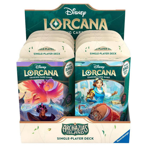 Disney Lorcana TCG:  Archazia’s Island Starter Deck - Ruby & Sapphire