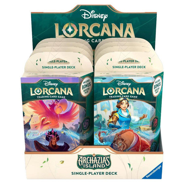 Disney Lorcana TCG: Archazia's Island Starter Deck - Amethyst & Steel Good Luck Have Fun Games Disney Lorcana TCG: Archazia's Island Starter Deck - Amethyst & Steel Good Luck Have Fun Games