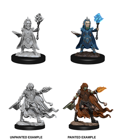 Pathfinder Battles Deep Cuts Unpainted Miniatures: Evil Wizards W2