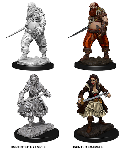 WizKids Deep Cuts Unpainted Miniatures: Pirates W4