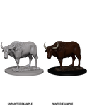 WizKids Deep Cuts Unpainted Miniatures: Oxen W4