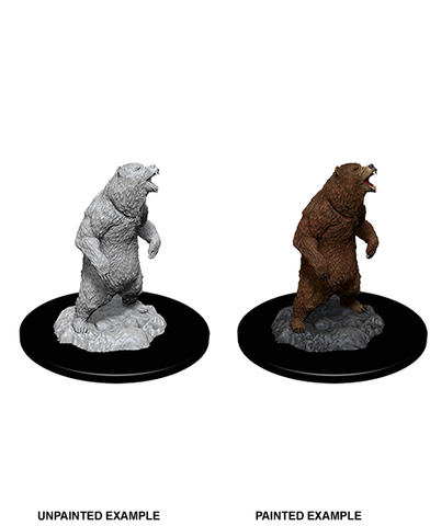 WizKids Deep Cuts Unpainted Miniatures: Grizzly W7