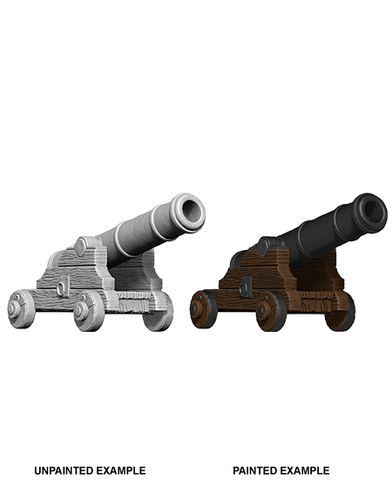 WizKids Deep Cuts Unpainted Miniatures: Cannons W9