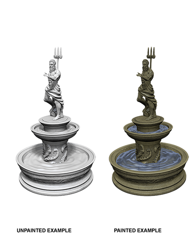 WizKids Deep Cuts Unpainted Miniatures: Fountain W10