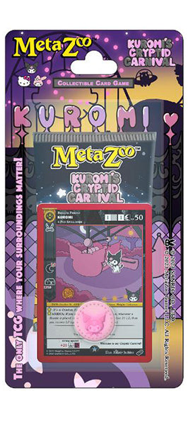 MetaZoo - Hello Kitty Kuromi's Cryptid Carnival Booster Blister (Rando Good Luck Have Fun Games MetaZoo - Hello Kitty Kuromi's Cryptid Carnival Booster Blister (Rando Good Luck Have Fun Games