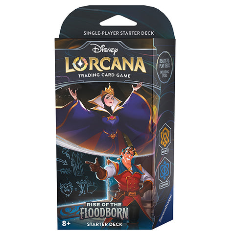 Disney Lorcana TCG: Rise of the Floodborn Starter Deck - Amber & Sapphire