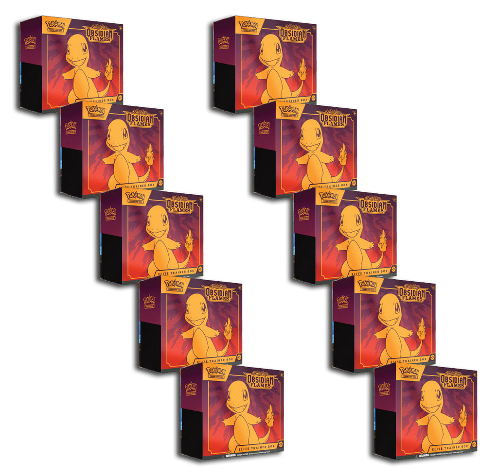 Pokemon TCG: Scarlet & Violet - Obsidian Flames Elite Trainer Box Good Luck Have Fun Games Pokemon TCG: Scarlet & Violet - Obsidian Flames Elite Trainer Box Good Luck Have Fun Games