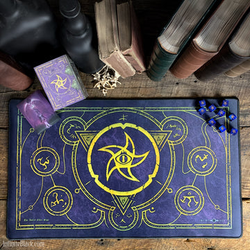 Premium Playmat: Astral Elder Sign (Mystic Purple)