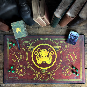 Premium Playmat: The Brand of Cthulhu (Eldritch Red)