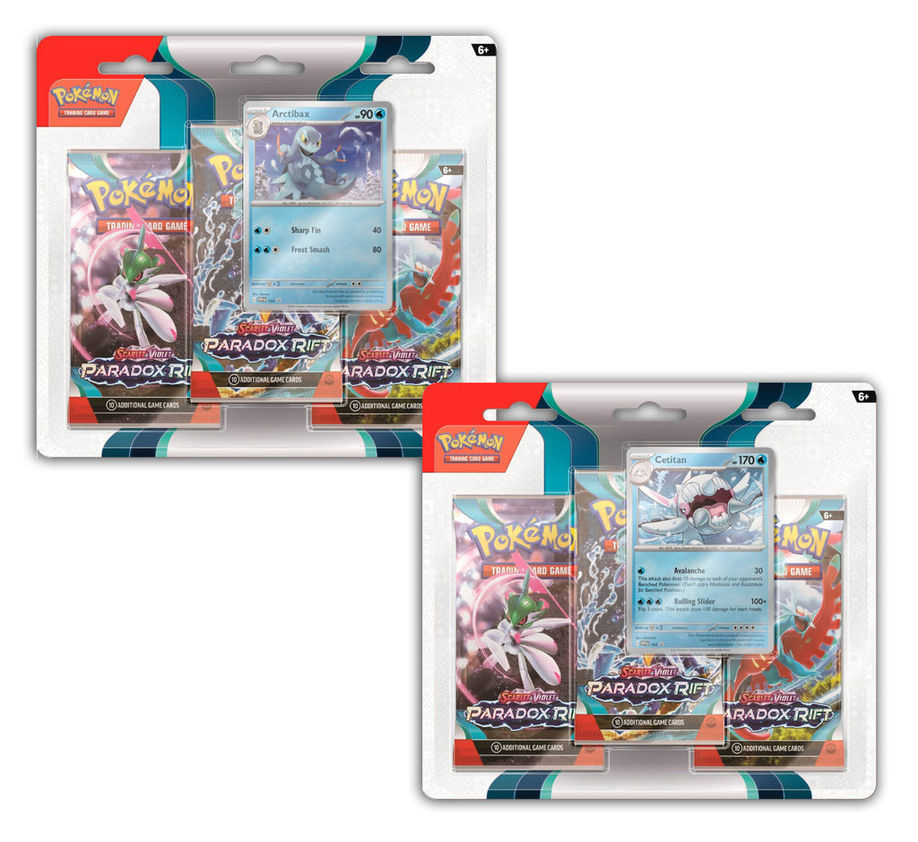 Pokemon TCG: Scarlet & Violet - Paradox Rift 3 Pack Blister Good Luck Have Fun Games Pokemon TCG: Scarlet & Violet - Paradox Rift 3 Pack Blister Good Luck Have Fun Games