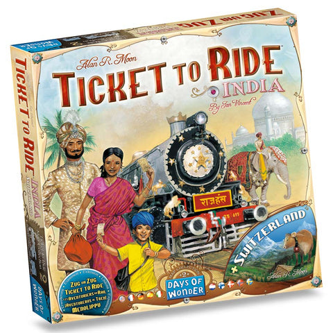 Ticket to Ride: India & Switzerland