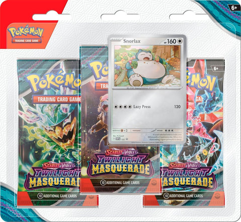 Pokemon TCG: Scarlet & Violet - Twilight Masquerade 3 Pack Blister Good Luck Have Fun Games Pokemon TCG: Scarlet & Violet - Twilight Masquerade 3 Pack Blister Good Luck Have Fun Games