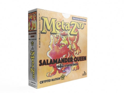 MetaZoo - Cryptid Nation Salamander Queen Tribal Starter Deck (Flame) 2nd Ed.
