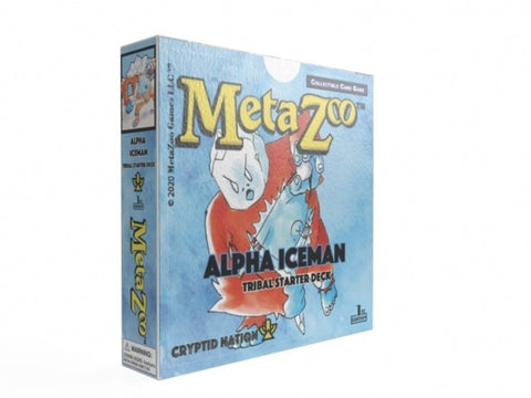 MetaZoo - Cryptid Nation Alpha Iceman Tribal Starter Deck (Frost) 2nd Ed.