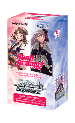Weiß Schwarz - Bang Dream! Poppin' Party x Roselia Extra Booster Display Box