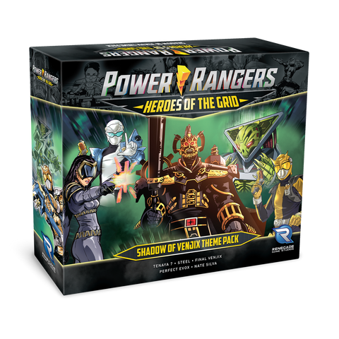 Power Rangers Heroes of the Grid Shadow of Venjix Theme Pack Front Cover