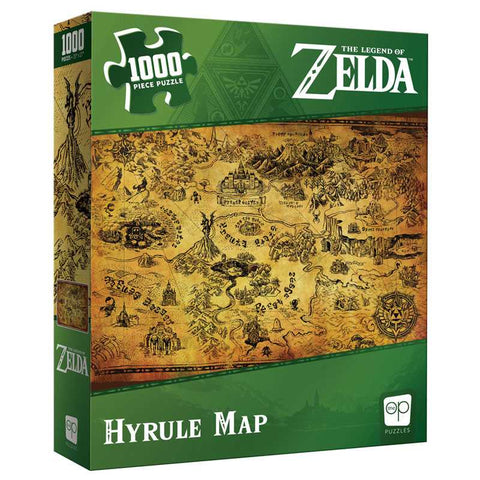 Puzzle: Zelda - Hyrule Map 1000pc