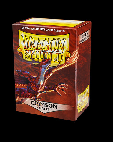 Dragon Shield Matte - Crimson (100 ct.)