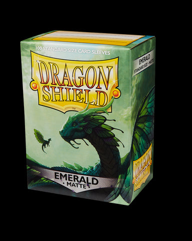 Dragon Shield Matte - Emerald (100 ct.)